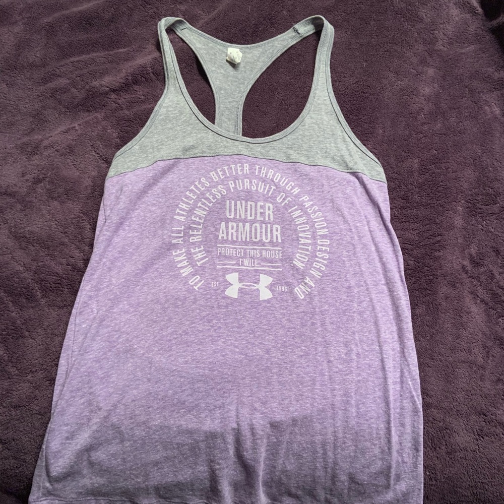 Under Armour lavender tank top